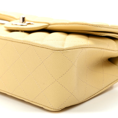 Chanel Caviar Quilted Small Double Flap Light Yellow 9 of 10