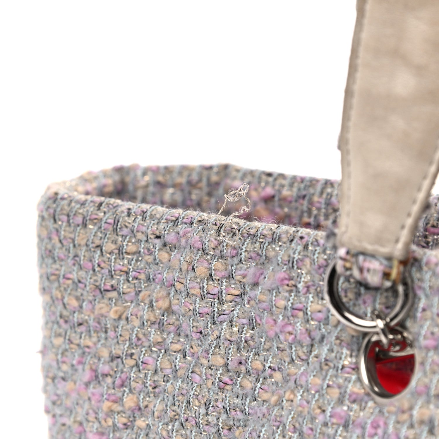 Chanel Tweed Quilted Cambon Tote Grey 10 of 11