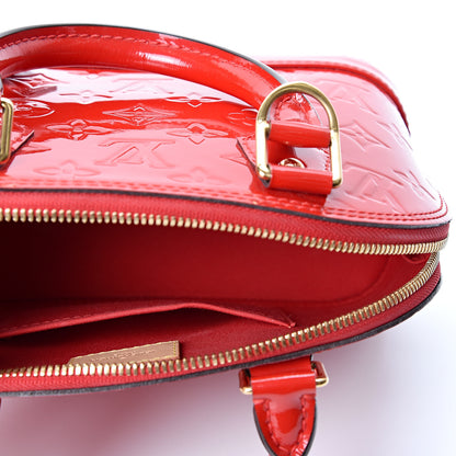 Louis Vuitton Vernis Alma BB Cherry 4 of 10