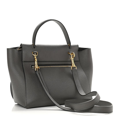 Celine Grained Calfskin Nano Belt Bag Grey 3 of 11