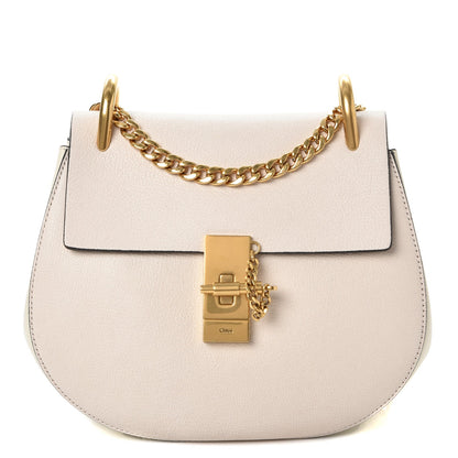 Chloe Goatskin Drew Shoulder Bag Off White 1 of 7