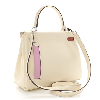Hermes Swift Colormatic Kelly Retourne 25 Nata Chai Cuivre Lime Mauve Sylvestre Bleu Brume 3 of 12