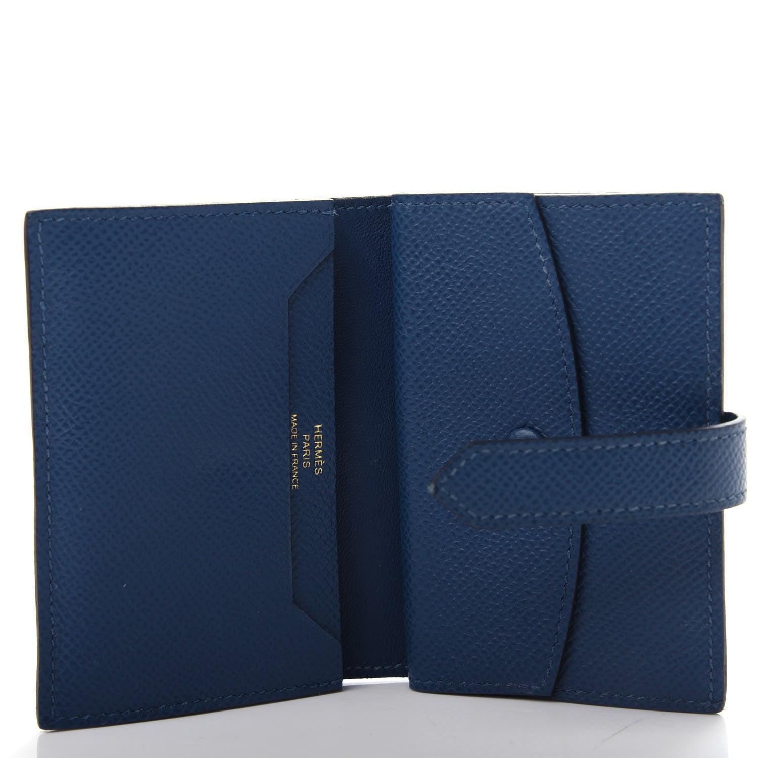 Hermes Epsom Mini Bearn Wallet Deep Bleu 5 of 7