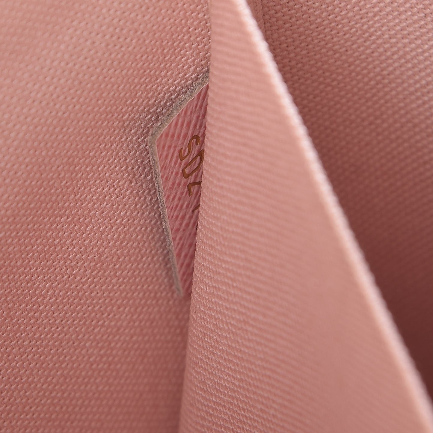Damier Azur Pochette Felicie Chain Wallet Rose Ballerine