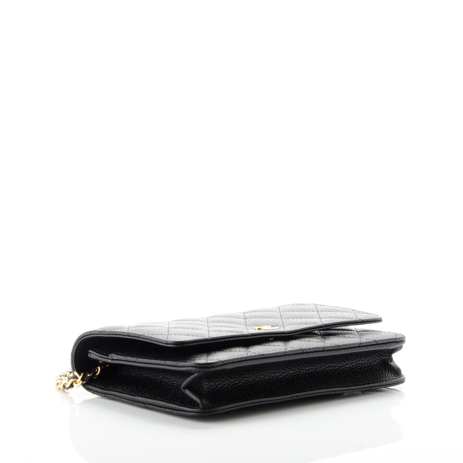 Chanel Caviar Quilted Wallet On Chain WOC Black 4 of 8