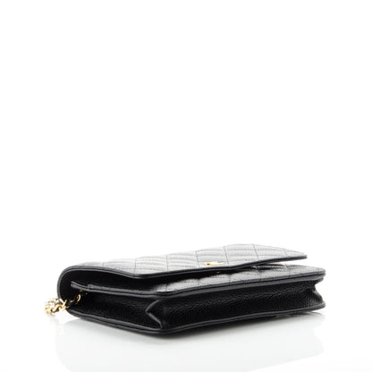 Chanel Caviar Quilted Wallet On Chain WOC Black 4 of 8