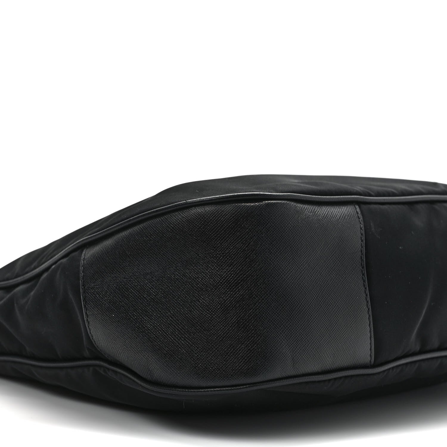 Prada Tessuto Nylon Shoulder Bag Black 7 of 10