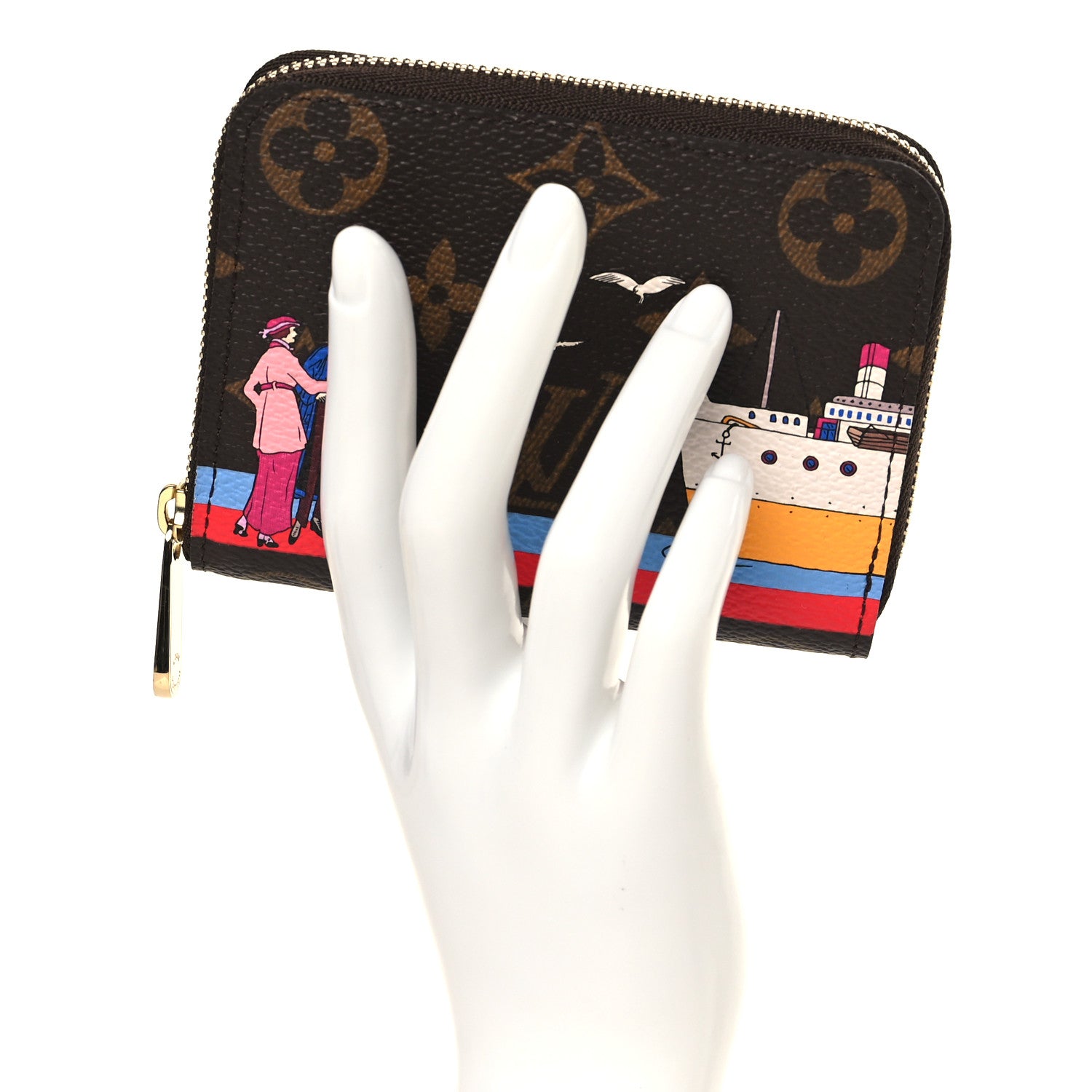 Louis Vuitton Monogram 2016 Christmas Animation Zippy Coin Purse 2 of 6