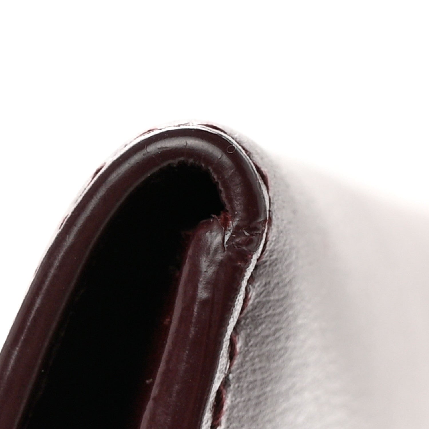 Saint Laurent Smooth Shiny Calfskin Medium Uptown Removable Pouch Burgundy 10 of 10
