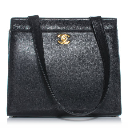 Chanel Caviar Shoulder Bag Black 1 of 8