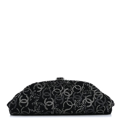 Chanel Tweed Strass Pudong Clutch Black 1 of 7
