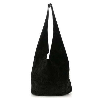 The Row Suede Bindle Bag Black 1 of 8