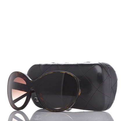 Chanel Shield Sunglasses 71281 Dark Tortoise 8 of 8
