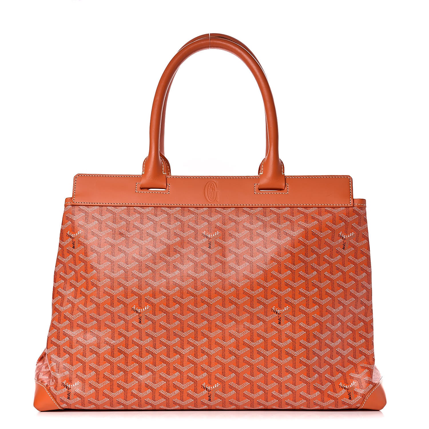 Goyard Goyardine Bellechasse GM Orange 1 of 11