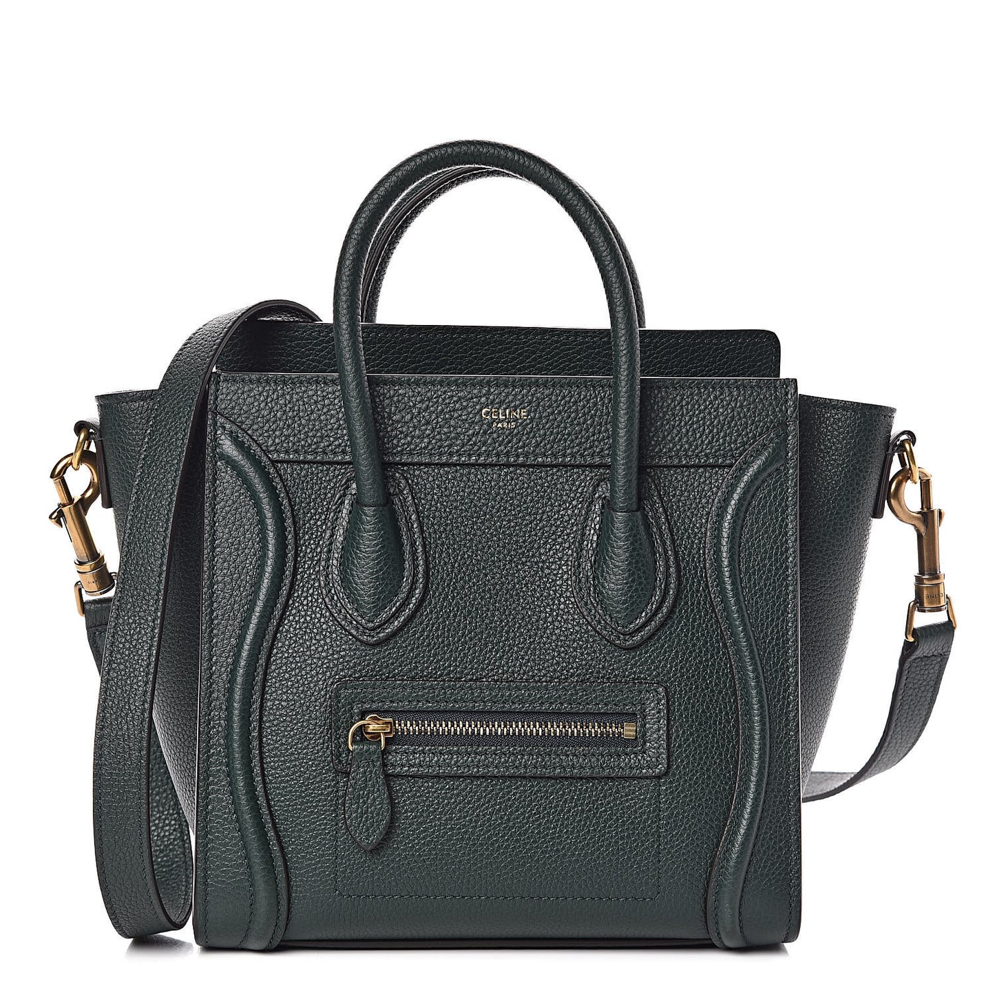 Drummed Calfskin Nano Luggage Amazone