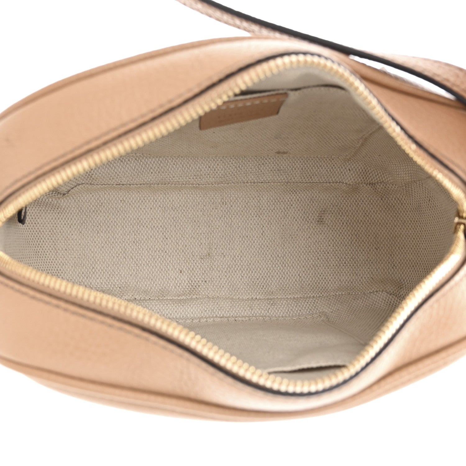 Gucci Pebbled Calfskin Small Soho Disco Bag Camelia 5 of 10
