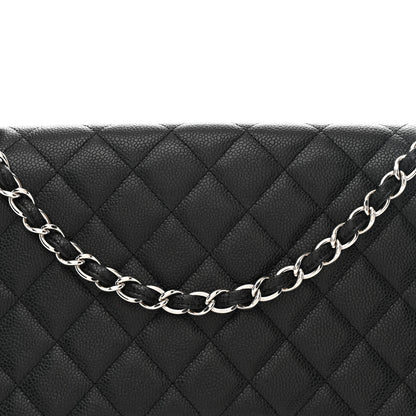 Chanel Caviar Maxi Single Flap Black 14 of 19