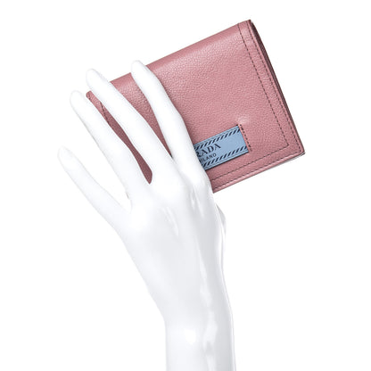Prada Glace Calfskin City Calfskin Etiquette Compact Wallet Loto Astrale 2 of 10