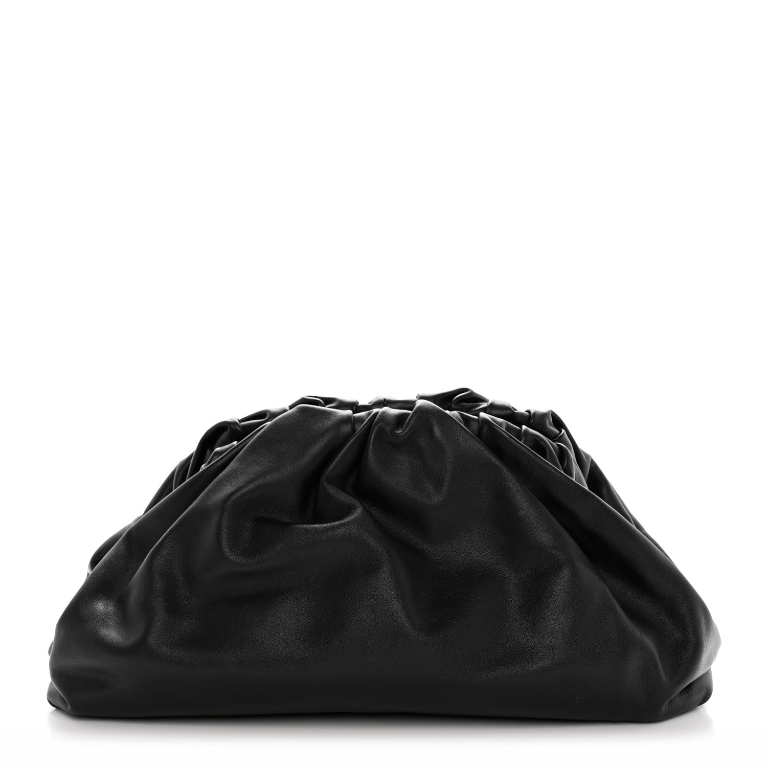 Bottega Veneta Smooth Butter Calf The Pouch Oversized Clutch Black 1 of 11