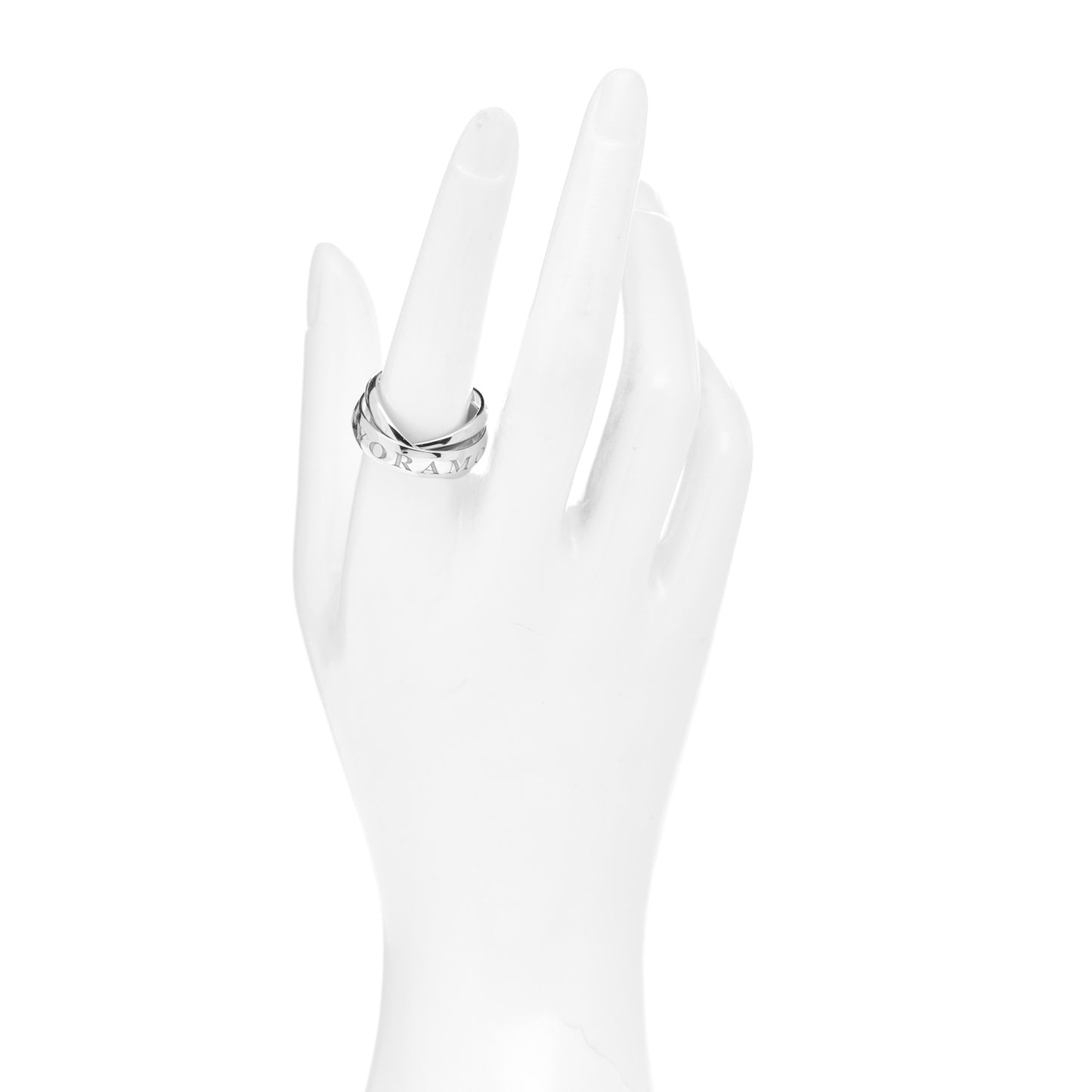 18K White Gold Amour Trinity Ring 60 9