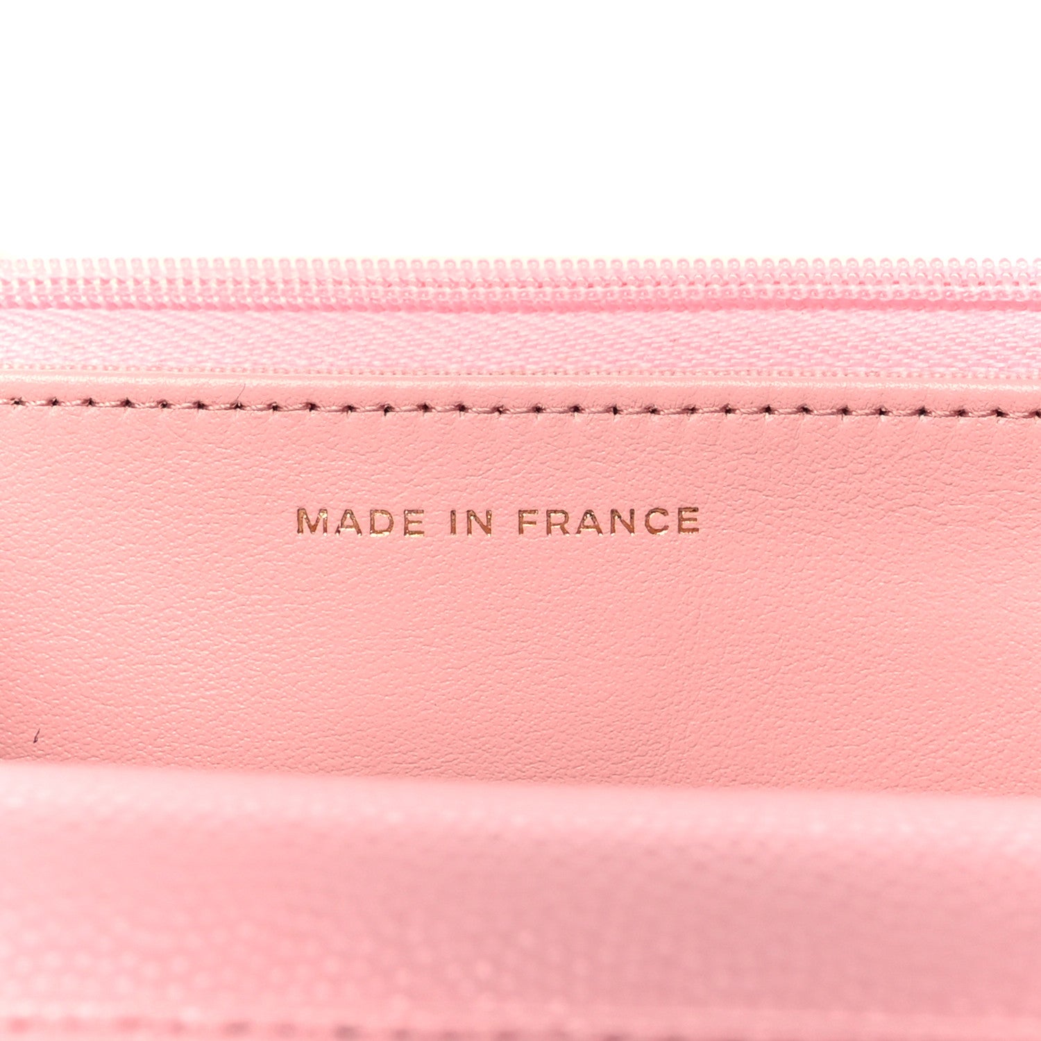 Chanel Caviar Quilted Wallet on Chain WOC Light Pink 7 of 11