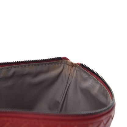 Bottega Veneta Nappa Intrecciato Flat Zip Pouch Red 7 of 8
