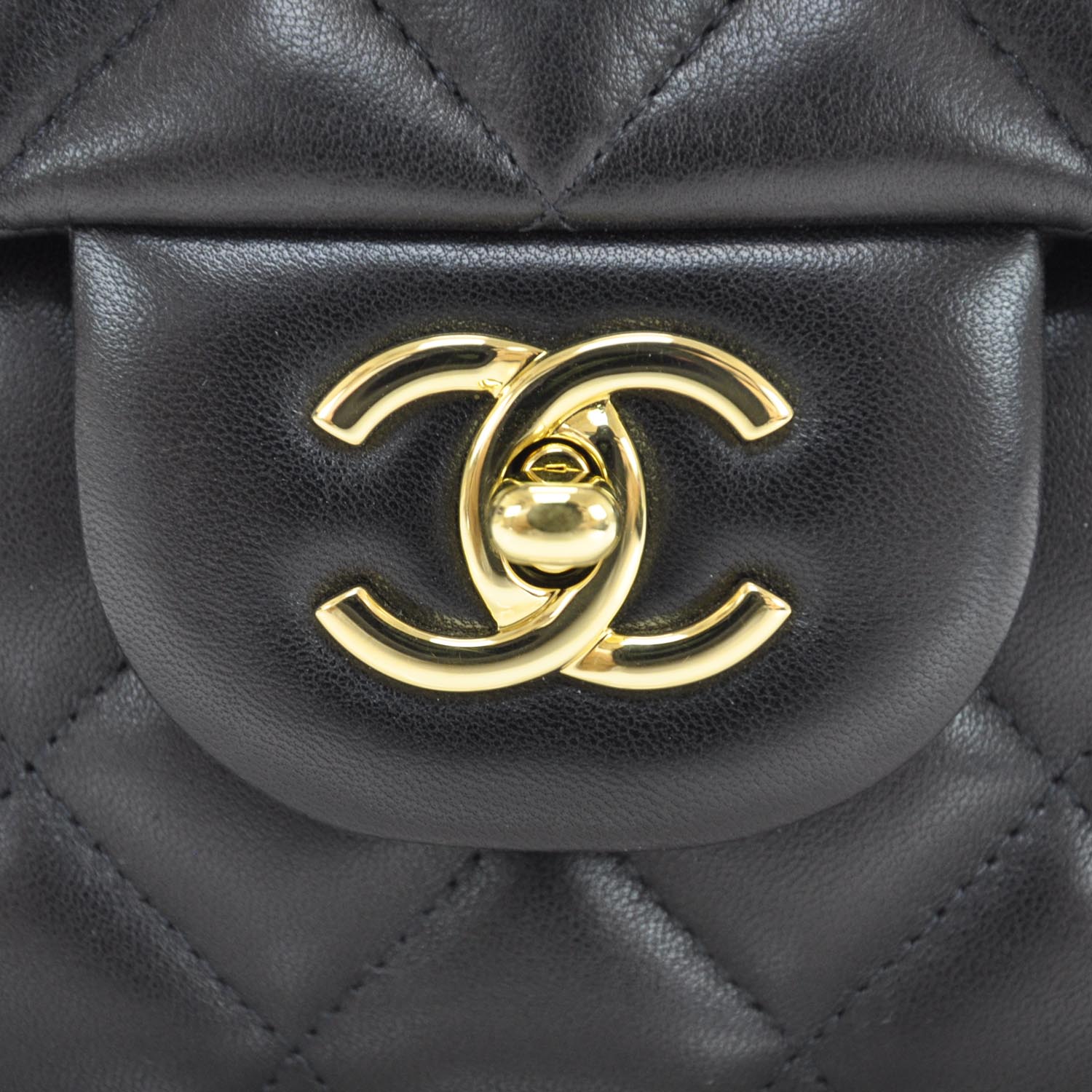 Chanel Lambskin Jumbo Single Flap Black 8 of 12