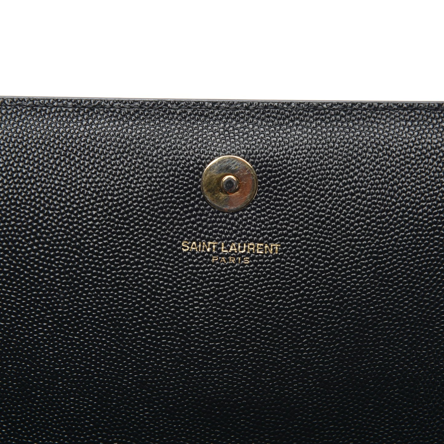 Grain De Poudre Monogram Cassandre Clutch Black