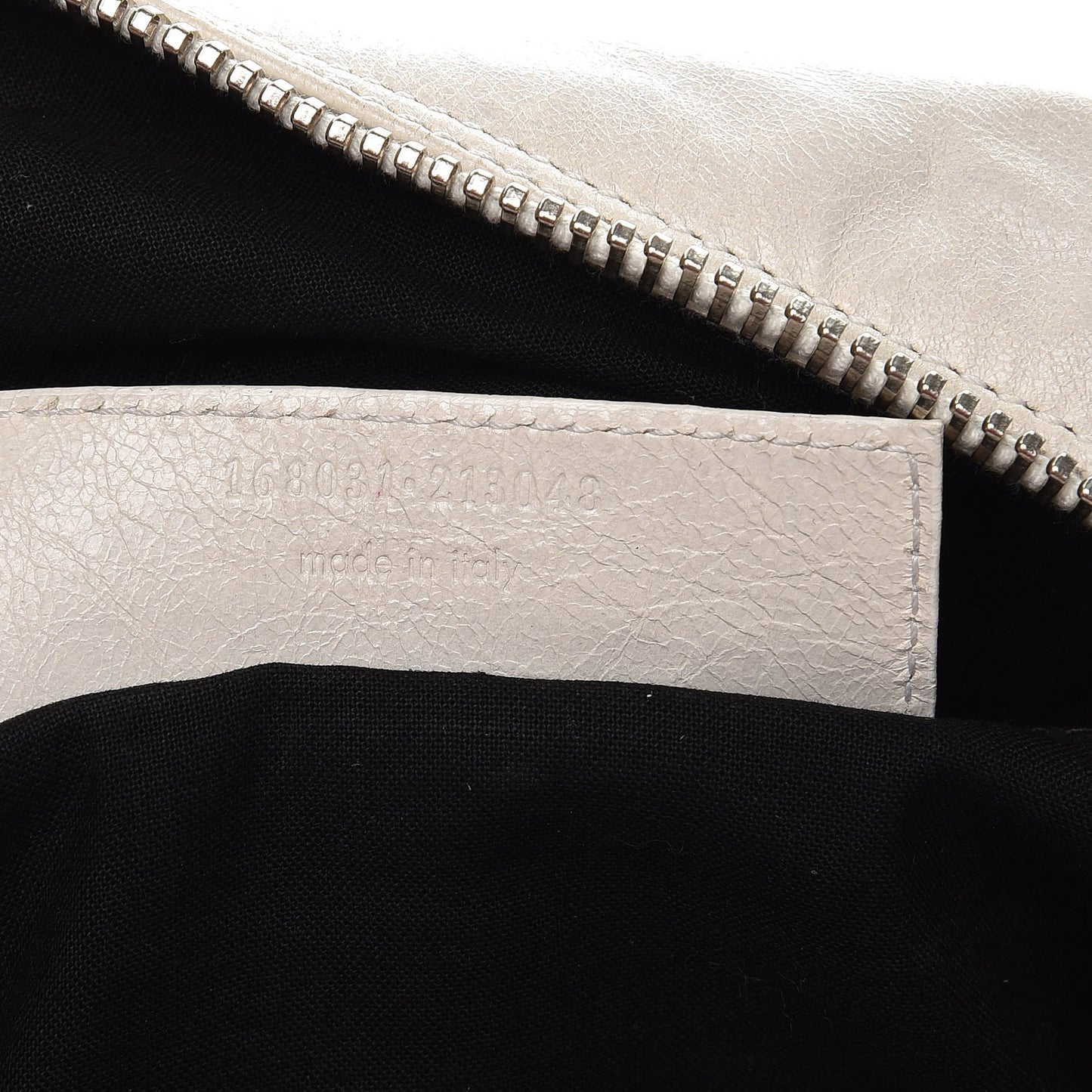 Chevre Quilted Matelasse MM White
