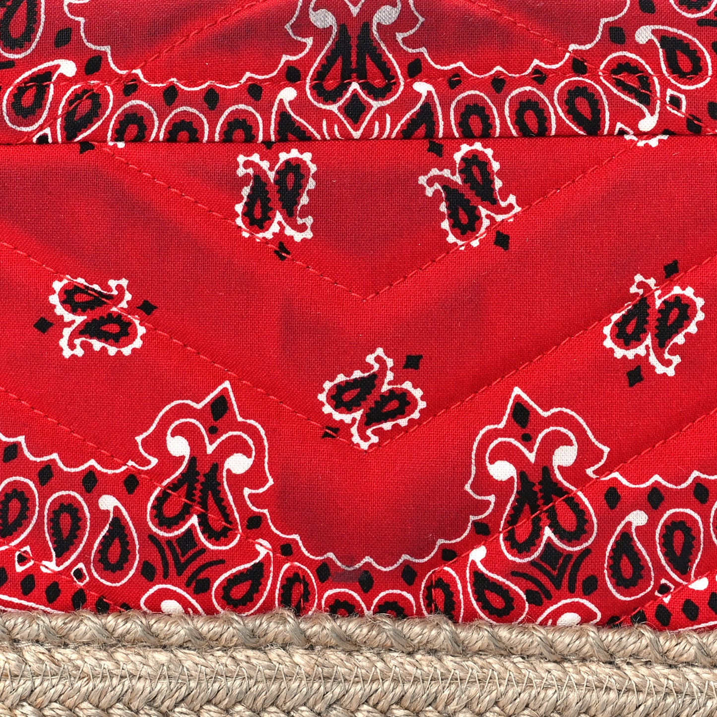 Cotton Bandana Y Quilted Monogram Toy Loulou Crossbody Bag Red