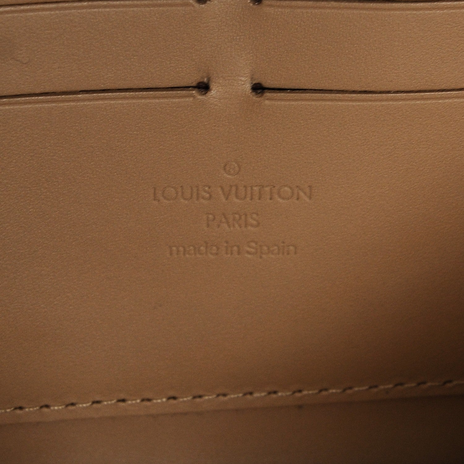 Louis Vuitton Vernis Zippy Wallet Beige Poudre 6 of 6