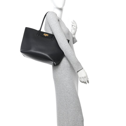 Salvatore Ferragamo Calfskin Travel Tote Black 2 of 10