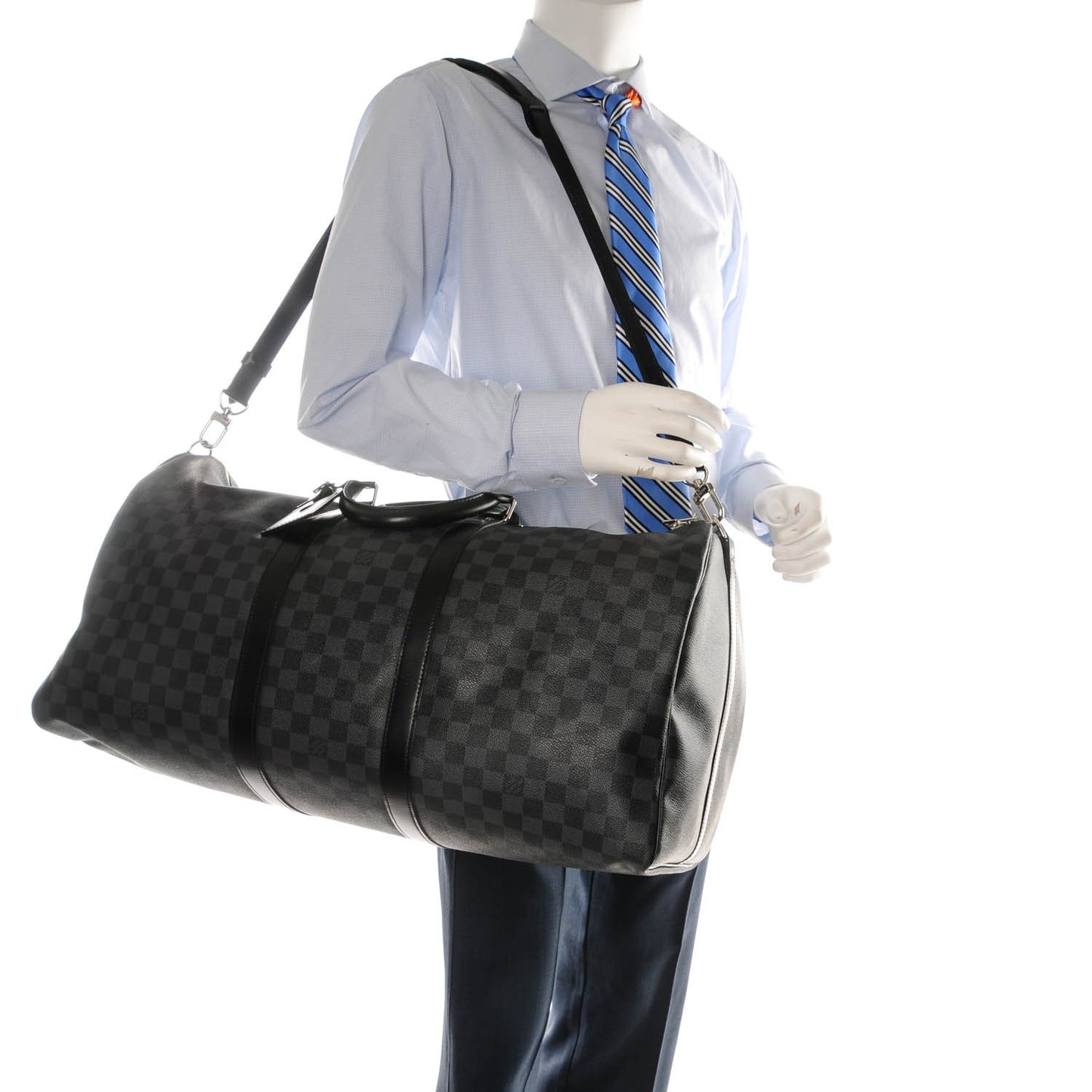 Damier Graphite Keepall Bandouliere 55