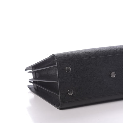 Saint Laurent Grained Calfskin Baby Sac De Jour Black 7 of 9