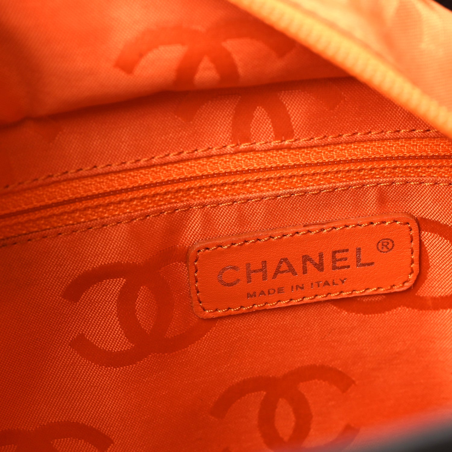 Chanel Calfskin Quilted Large Cambon Tote Brown 6 of 12