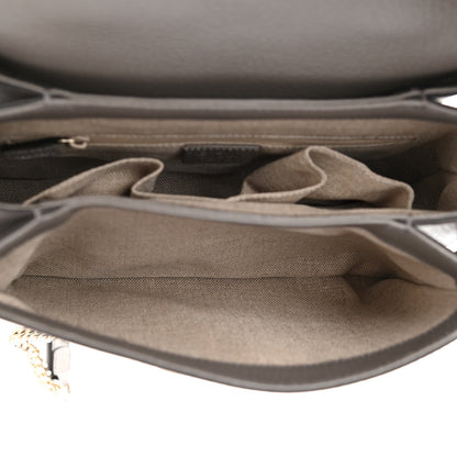 Gucci Dollar Calfskin Interlocking G Top Handle Shoulder Bag Loess 4 of 8
