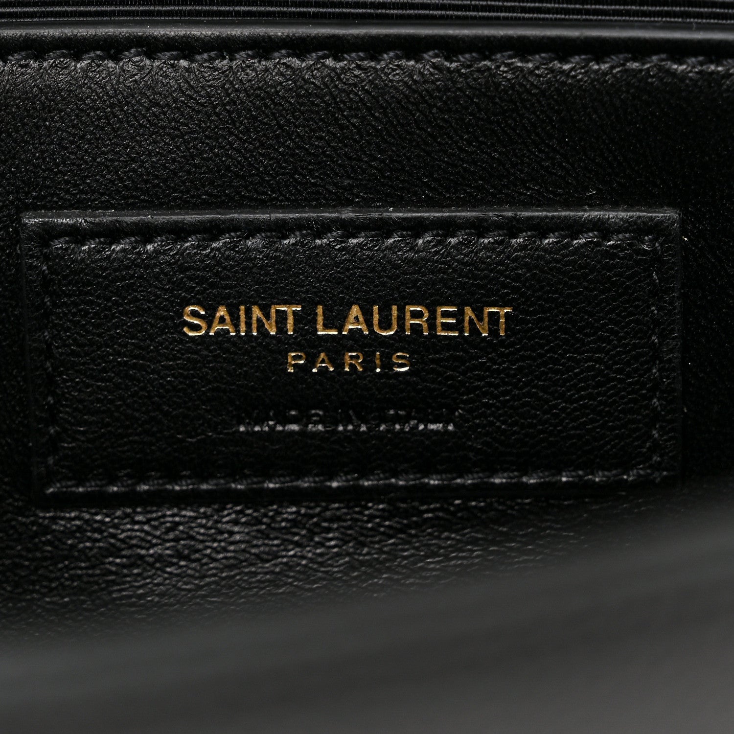 Saint Laurent Grain De Poudre Monogram Cassandre Clutch  Black 6 of 11