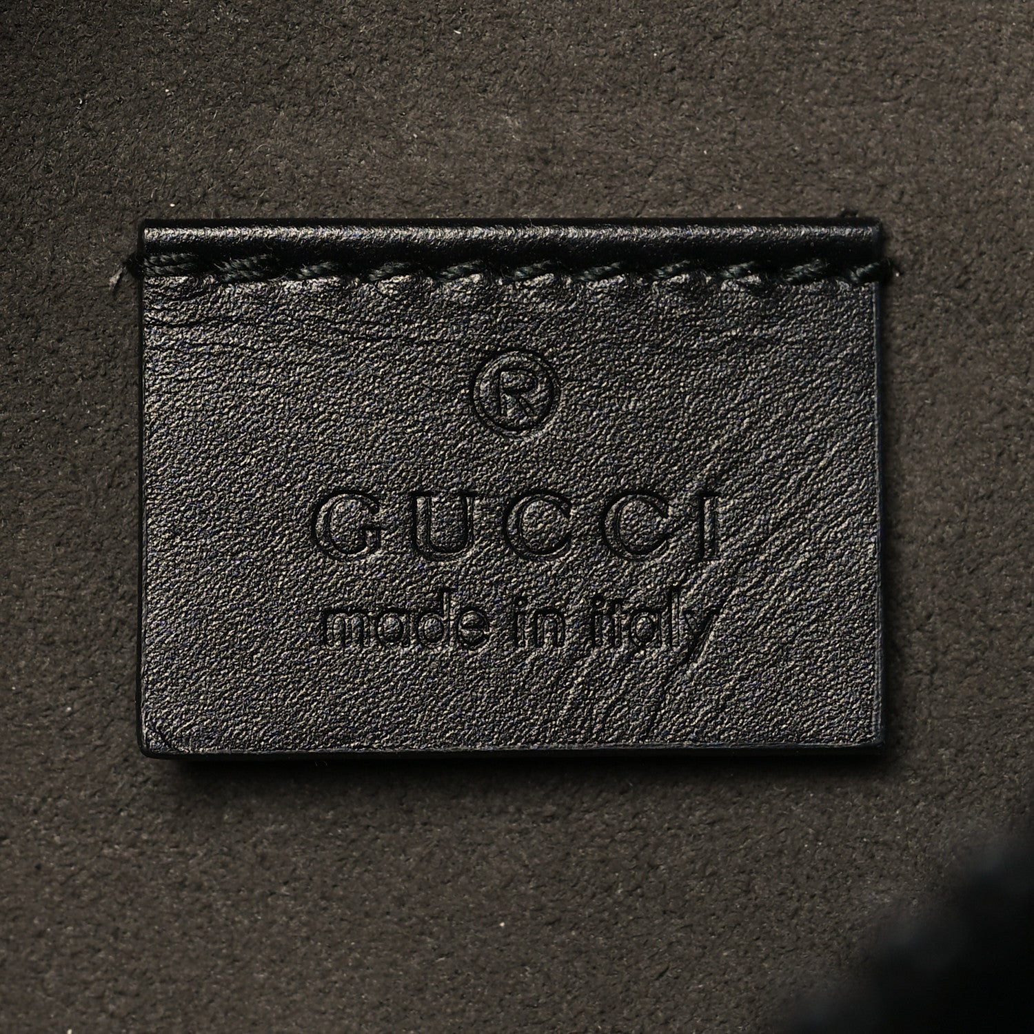 Gucci GG Supreme Monogram Belt Bag Black 6 of 10