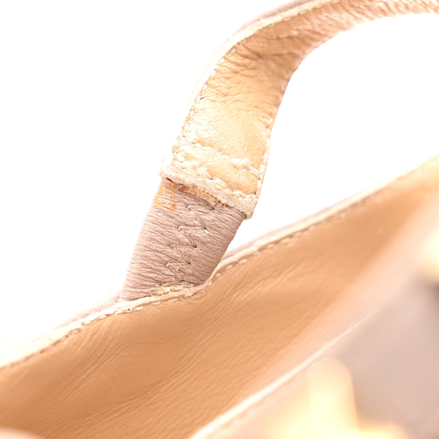 Valentino Garavani Calfskin Nappa Rockstud Cage Ballerina Flats 38 Grey Pink Poudre 10 of 15