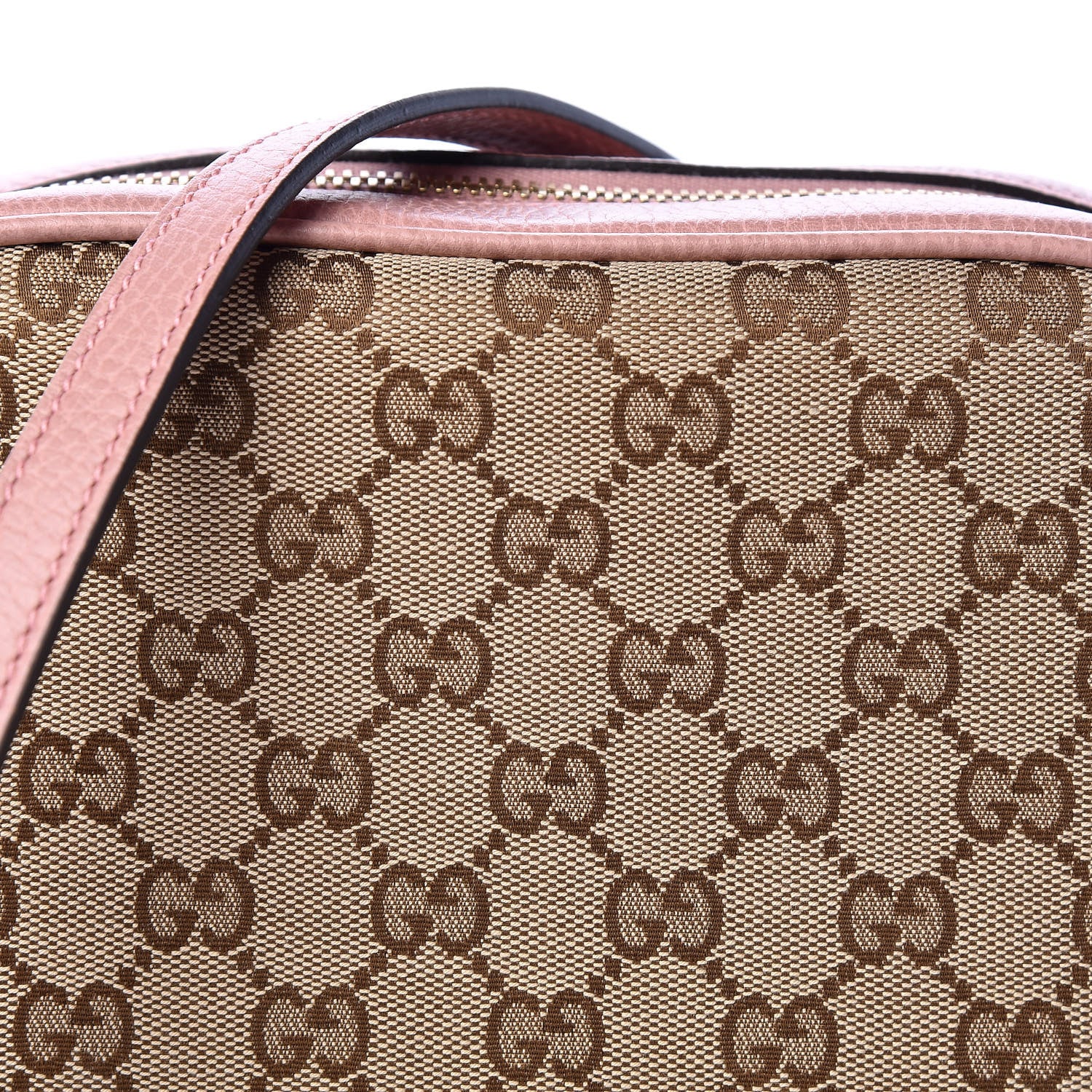 Gucci Monogram Mini Bree Messenger Bag Beige Soft Pink 10 of 10