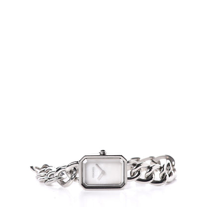 Chanel Stainless Steel Mother of Pearl 20mm Chain Premiere Quartz Watch M 3 of 5