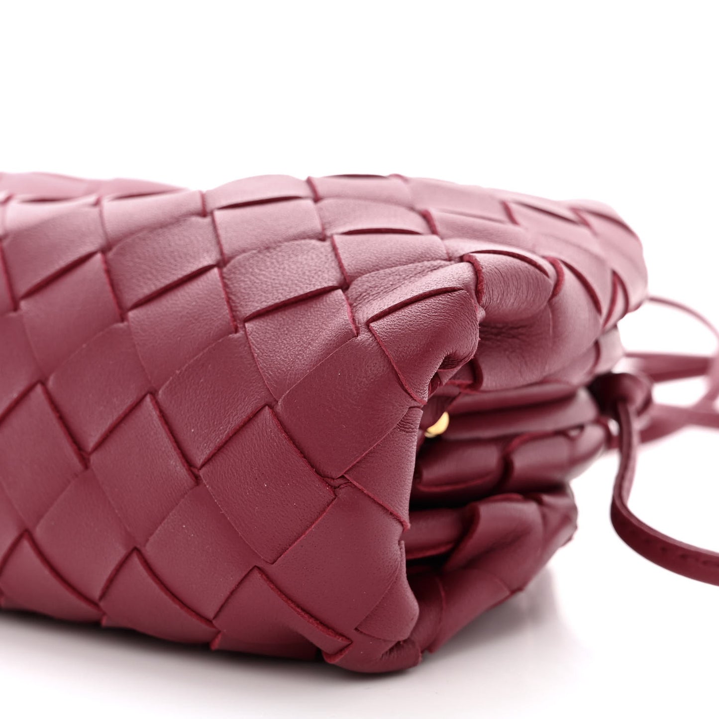 Nappa Intrecciato The Mini Pouch Amaranto