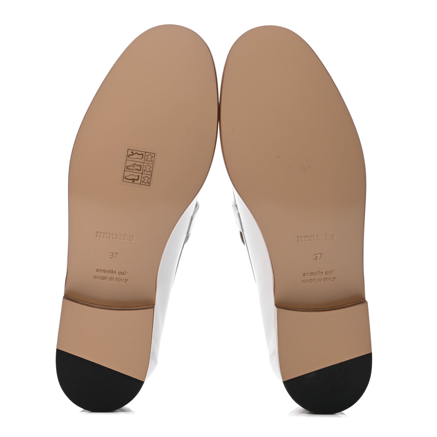 Calfskin Womens Destin Loafer 37 White