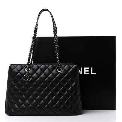 Chanel Caviar Quilted City Shopping Tote Black 14 of 14