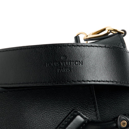 Louis Vuitton Calfskin Monogram On My Side PM Black 7 of 11
