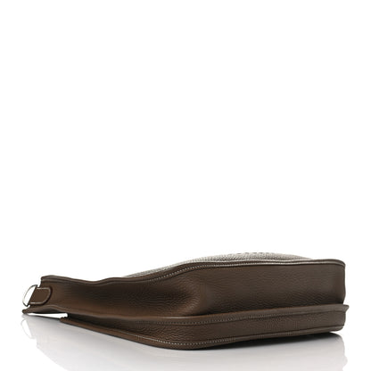 Hermes Taurillon Clemence Evelyne III PM Etoupe 4 of 9