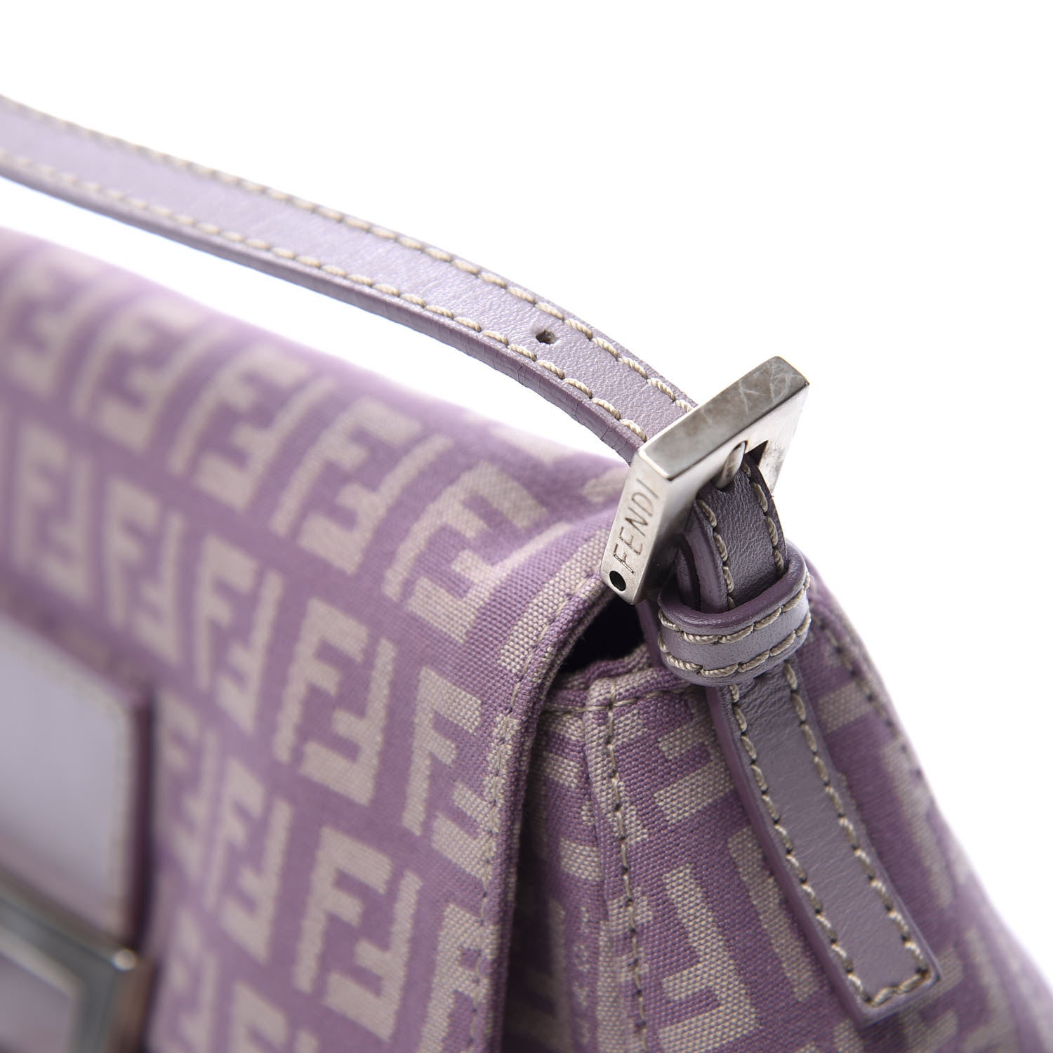 Fendi Zucchino Cuoio Mini Mama Baguette Lilla 9 of 10