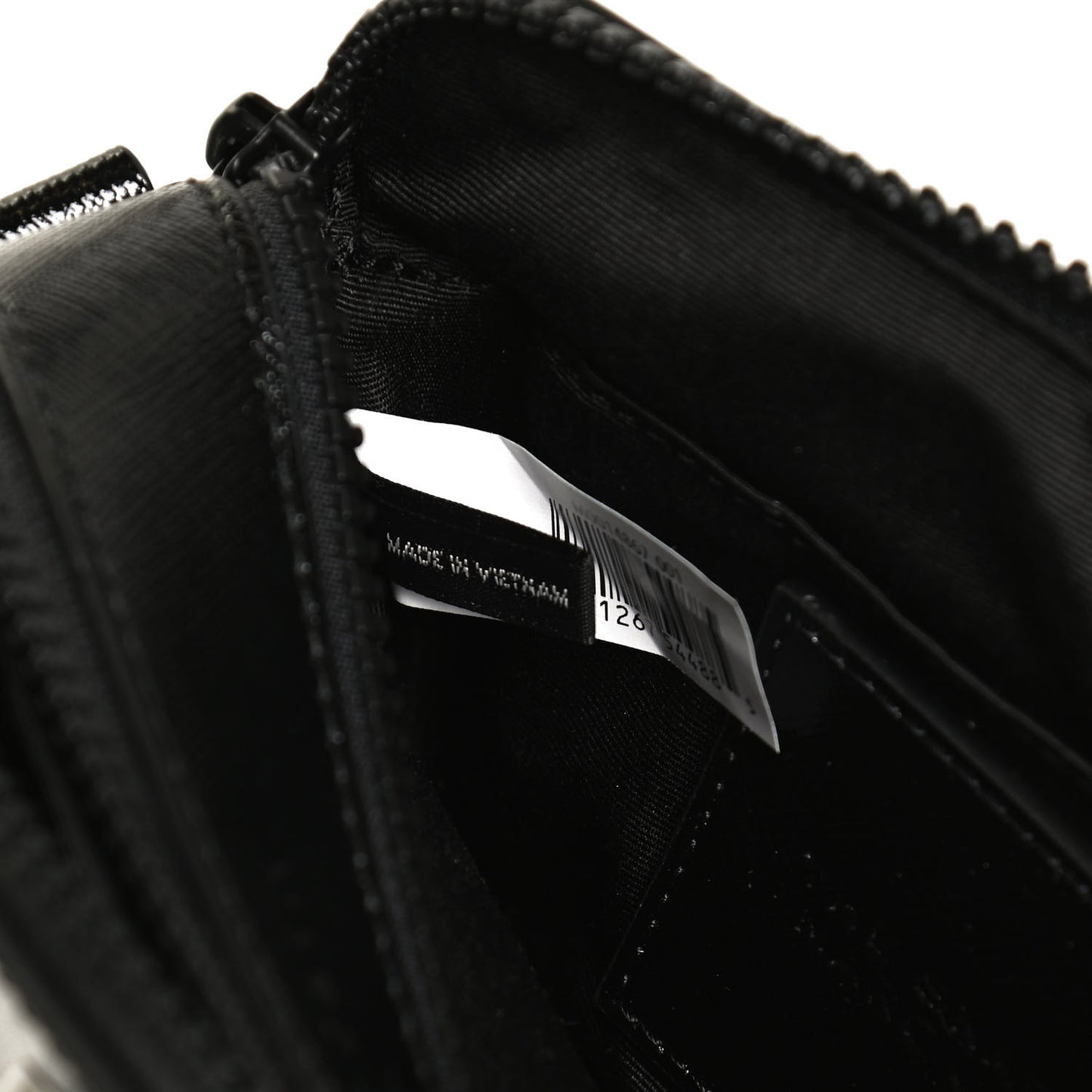 Saffiano Small Snapshot Camera Bag Black