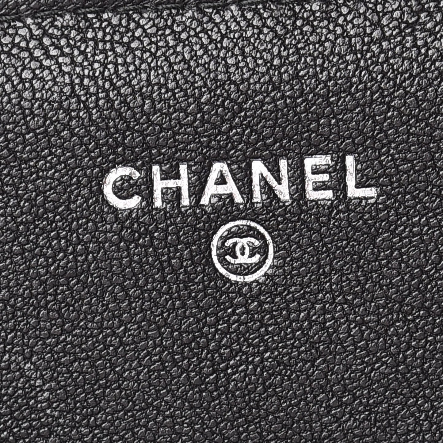Sheepskin Chevron Quilted Studded Reissue Flap Wallet Black