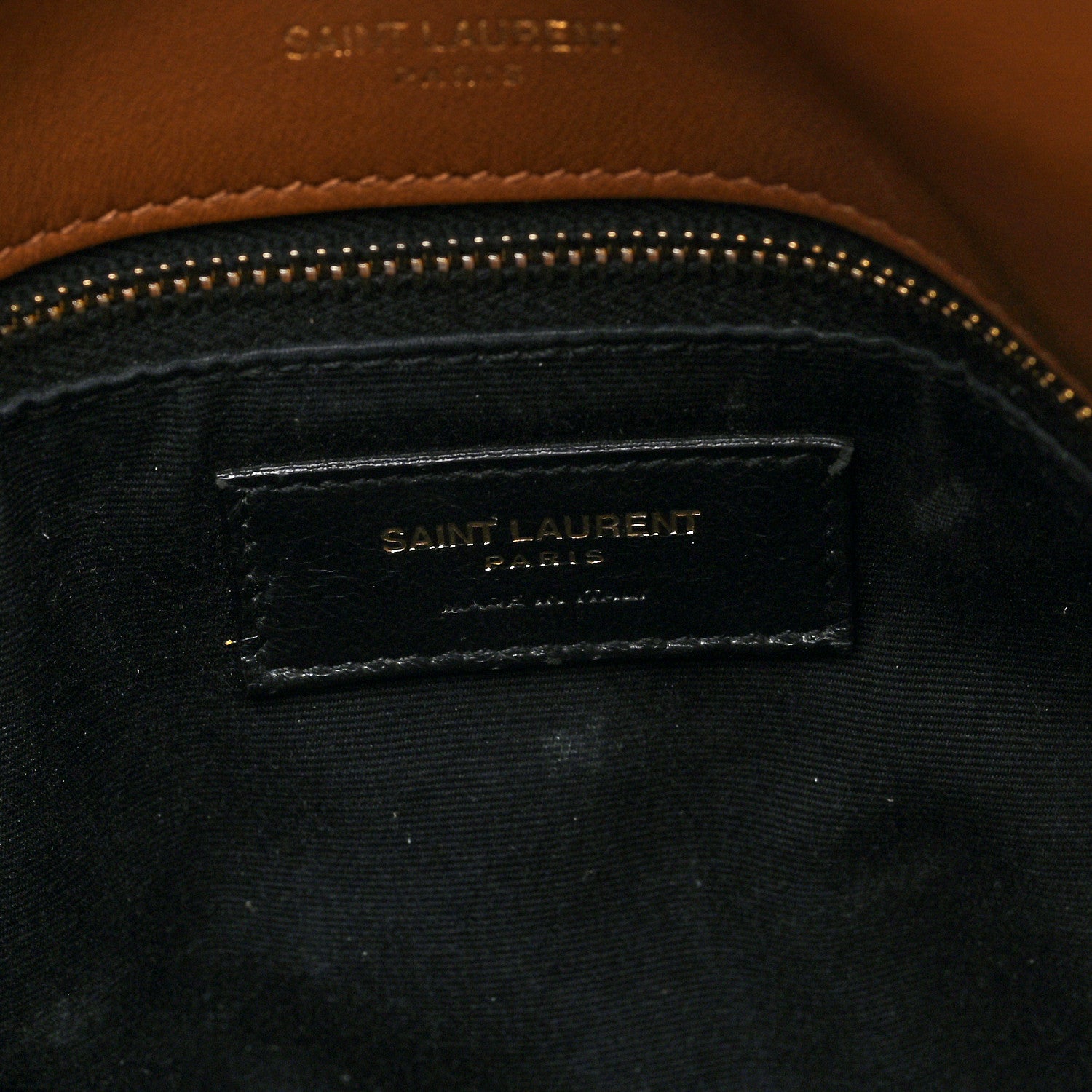 Saint Laurent Suede Monogram Medium Niki Chain Satchel Cinnamon 6 of 9